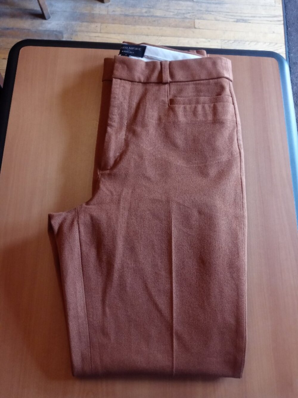 BANANA REPUBLIC FACTORY high rise sloan pants in camel (sz4)